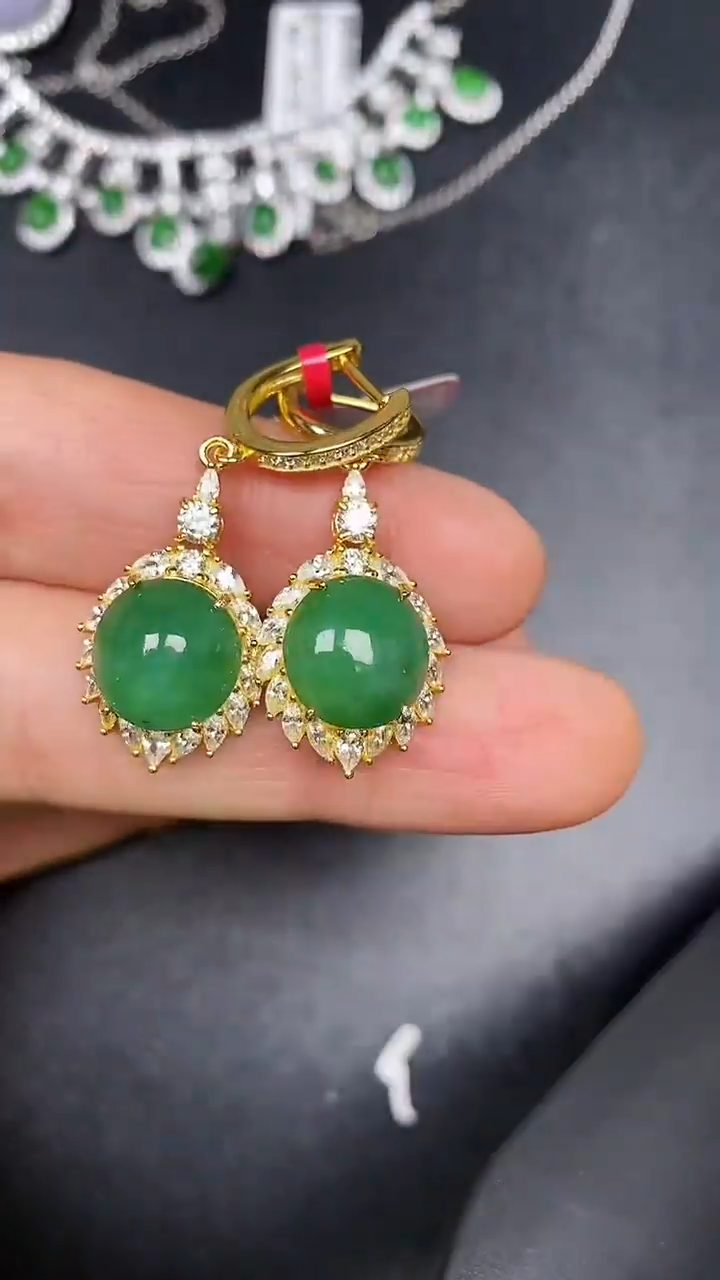 银S925镶嵌戒指翡翠1720