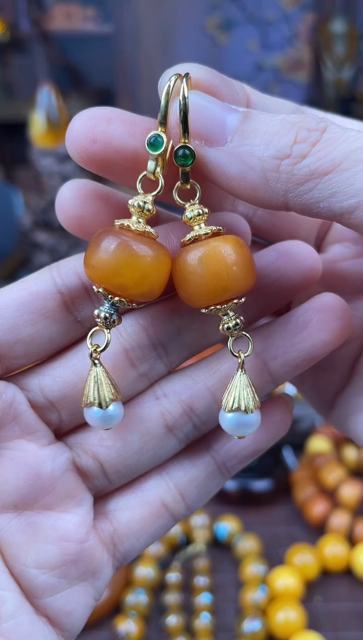 裸石琥珀未镶嵌多样性发货1，假一赔4（微瑕