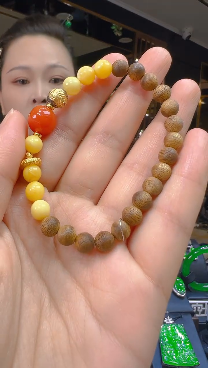 未镶嵌蜜蜡手链078(多样性发货发其一)