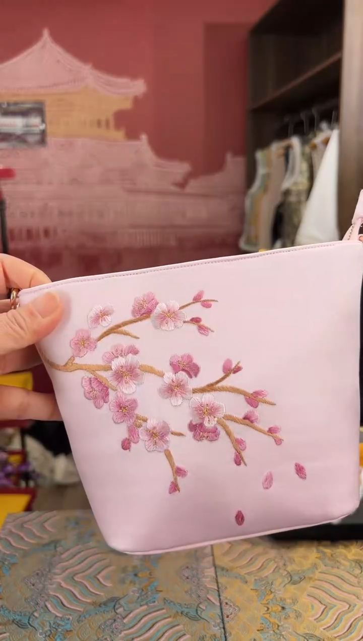 【闪购商品】刺绣 刺绣打籽绣苏绣手工刺绣包包