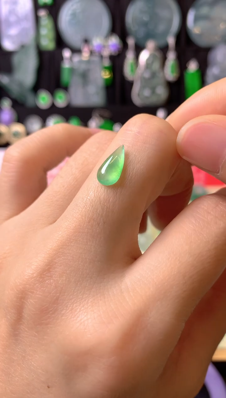 【闪购商品】定制翡翠未镶嵌1裸玉（客户意向镶嵌）