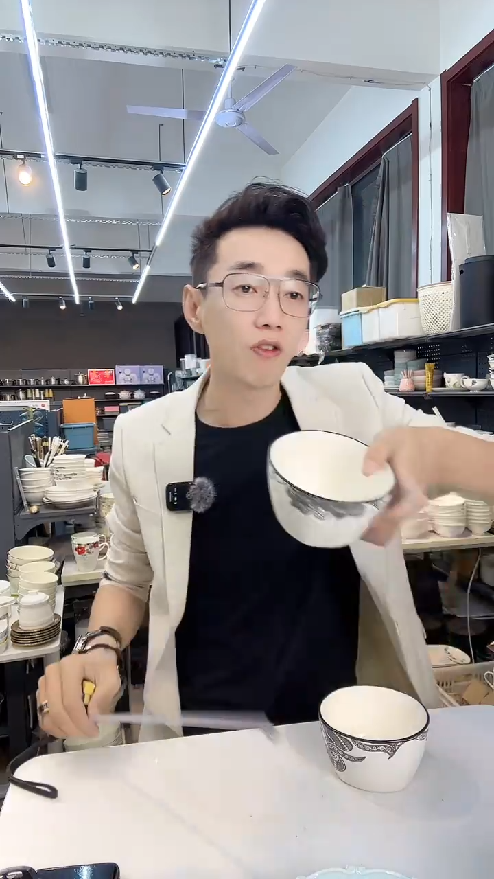 【闪购商品】复古工艺10只装方米饭碗