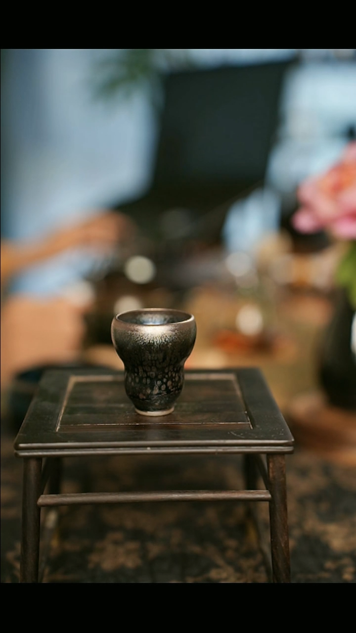 茶盏建阳建盏手工小福禄杯