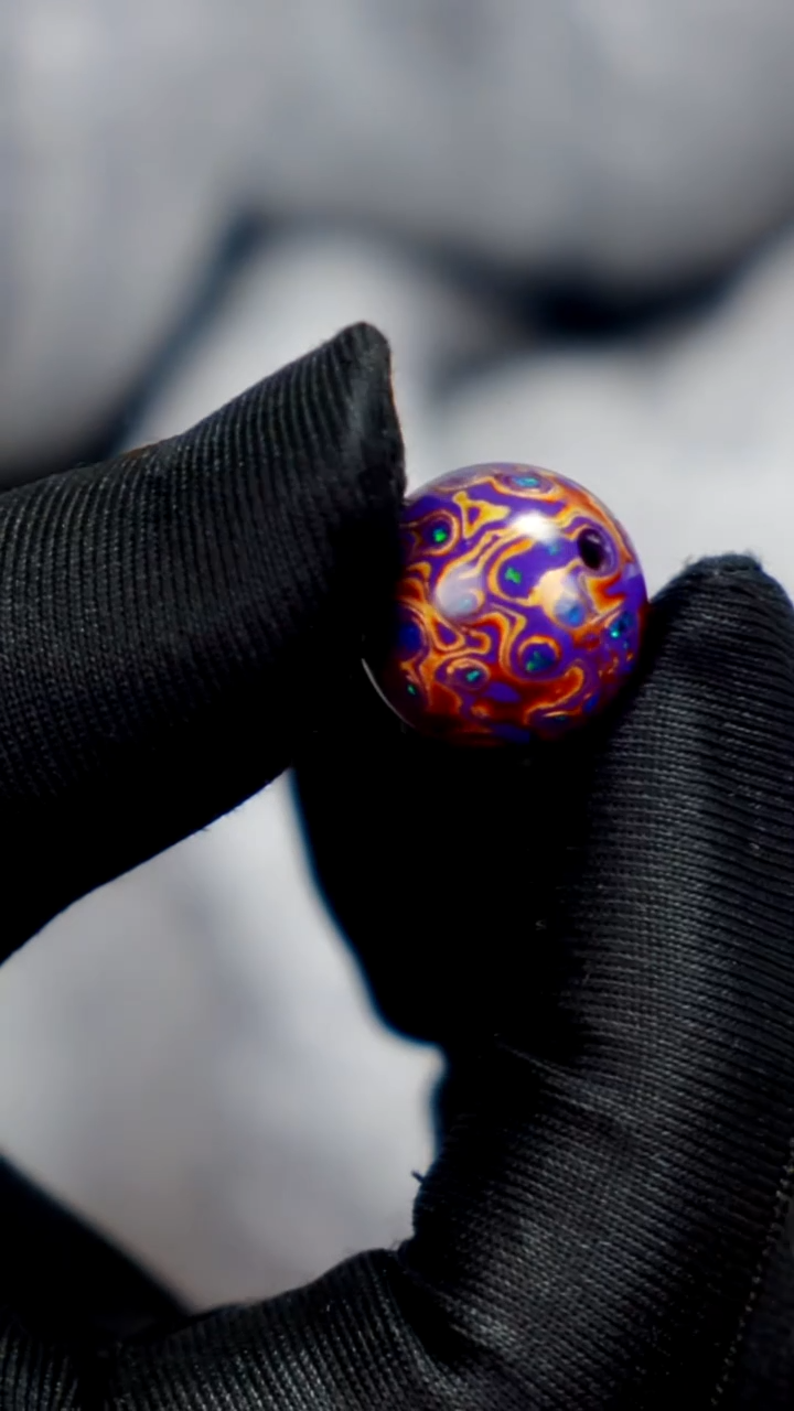 疯子大漆紫金满欧15mm
