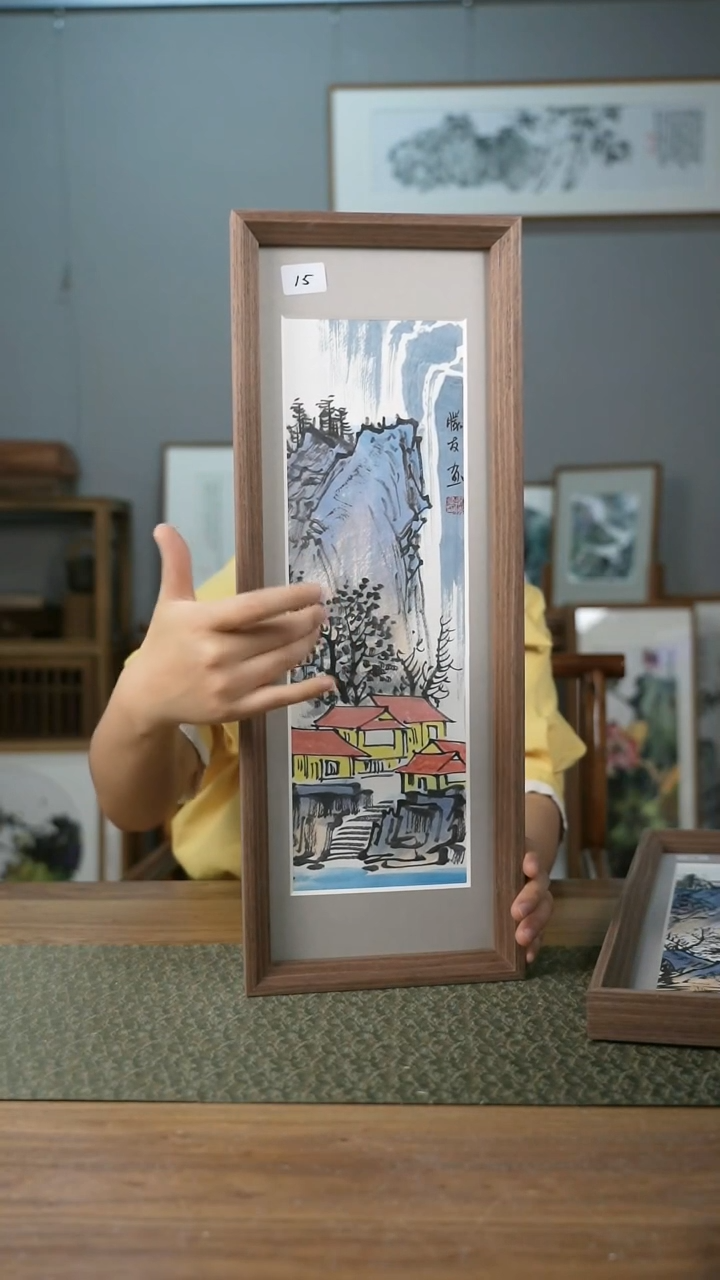书法手书/绘同款作品-协会会员老师带框作品