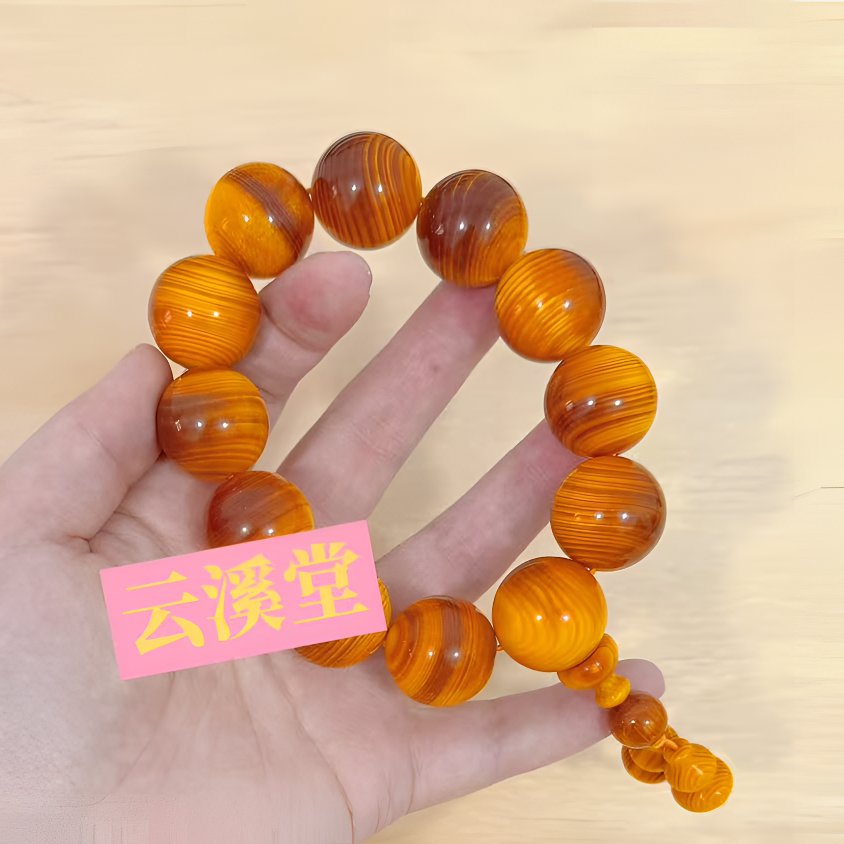 新中式原色原味文玩木手串不加香适合diy手串