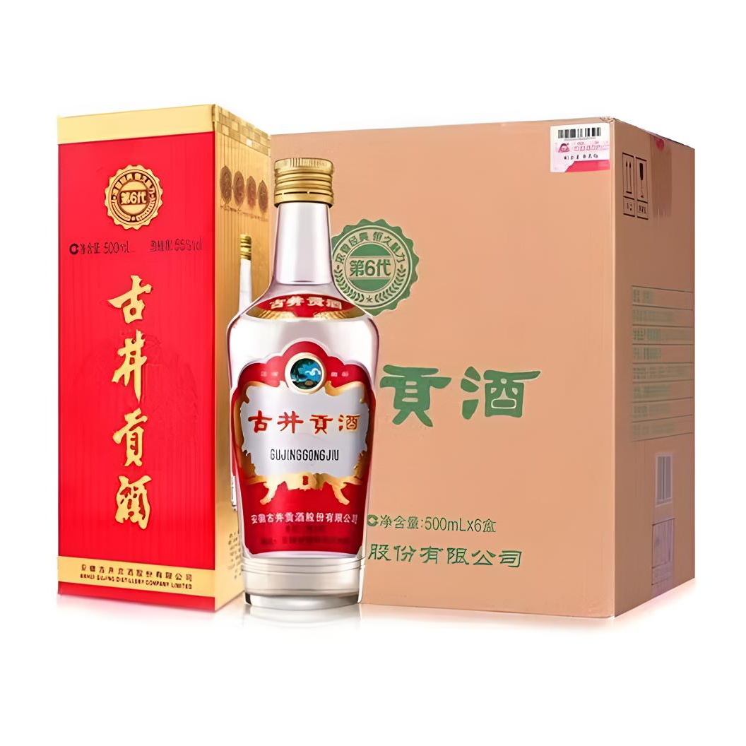 古井贡酒第六代2022年浓香型白酒原箱6瓶55度500ml*6瓶