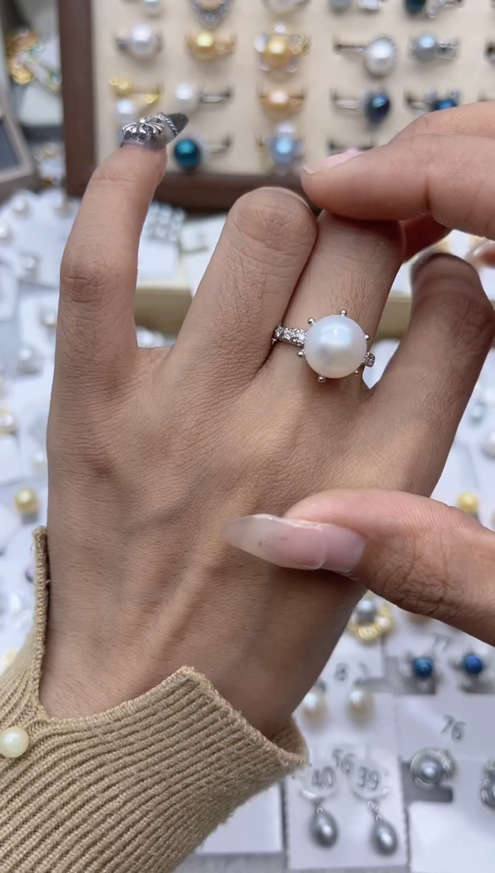 【闪购商品】淡水珍珠戒指合金152
