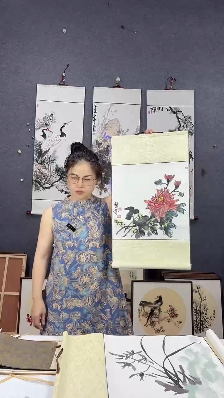 国画58*33吴铁成作品