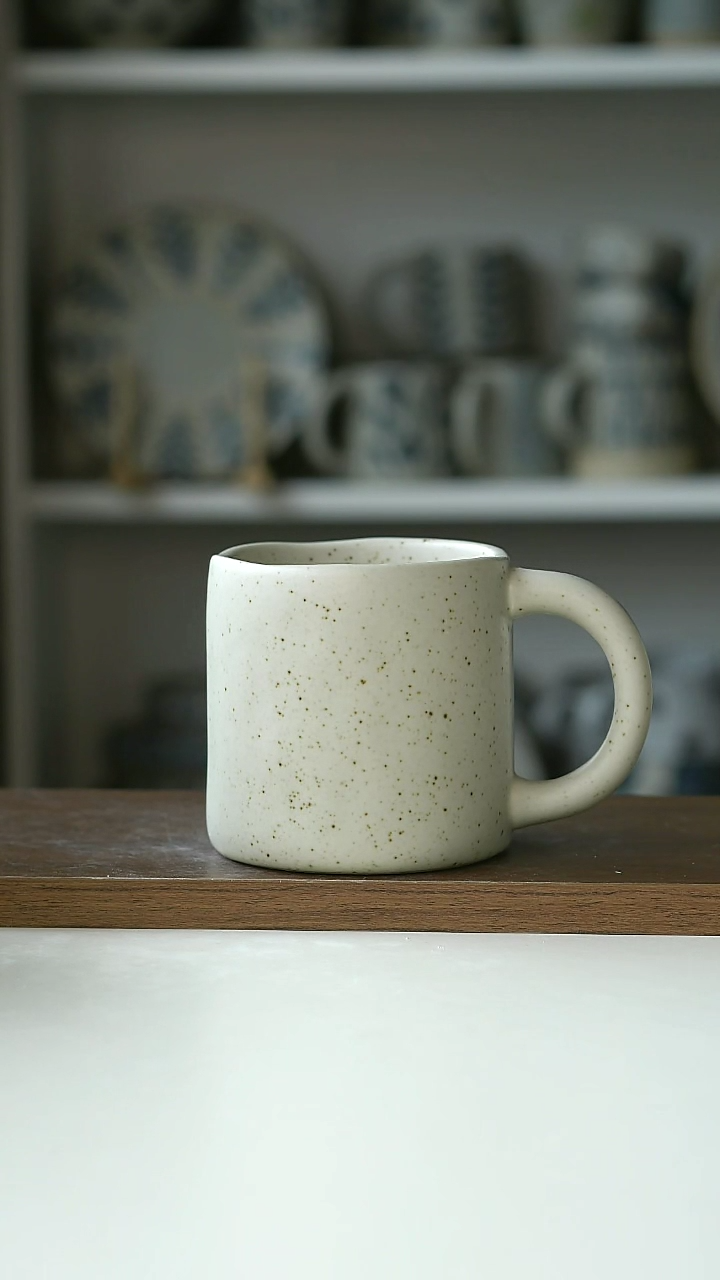 【闪购商品】陶瓷粗陶手作纯沙釉马克杯@4-2@