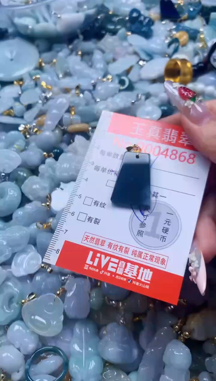翡翠未镶嵌吊坠(不含链)4868