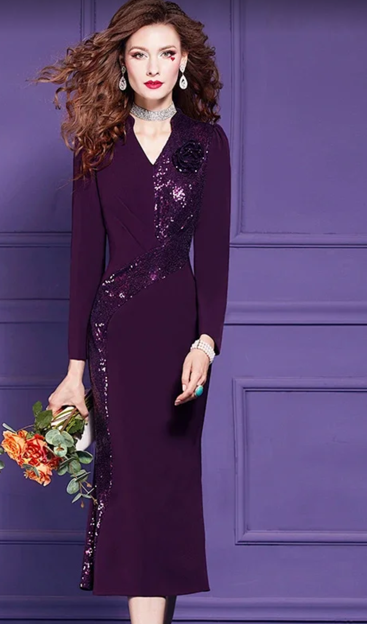 品牌断码连衣裙直播间扣号购买默认微瑕介意勿拍秋冬气质修身