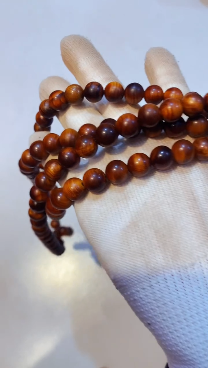 柏木（崖柏）雷圆1.0108单条北太行崖柏手把件手串