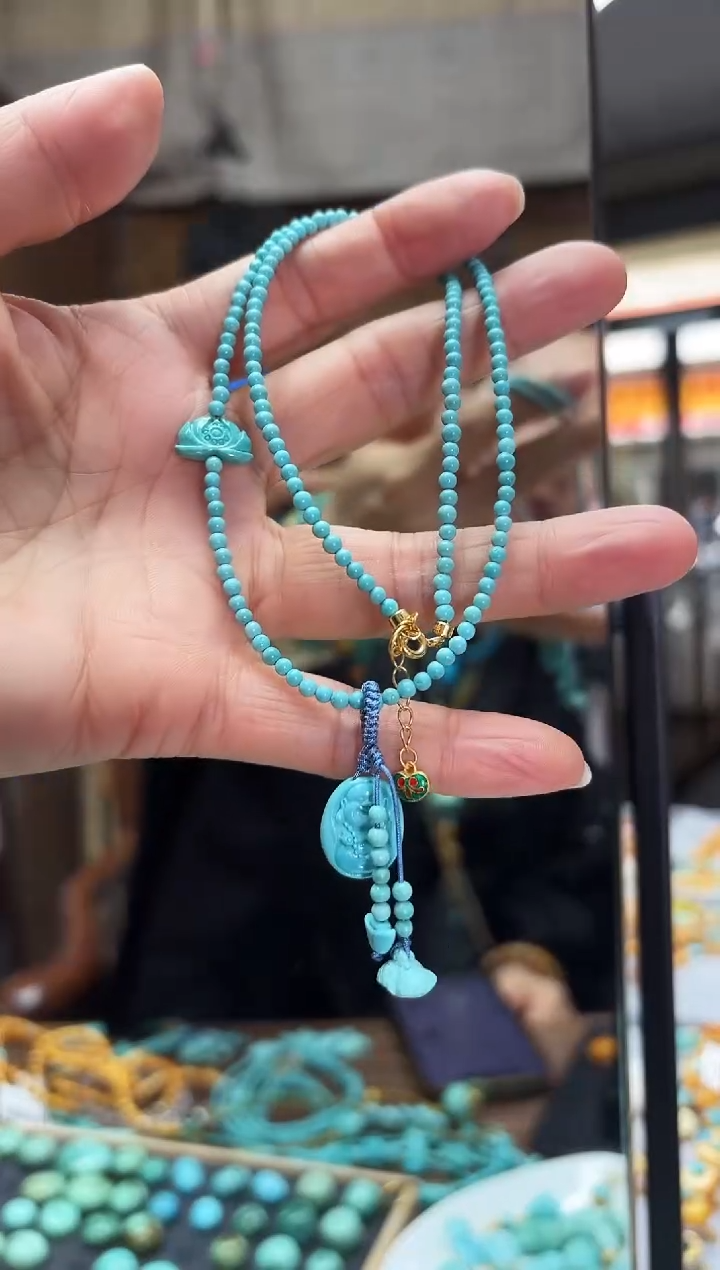 【闪购商品】绿松石颈饰未镶嵌项链