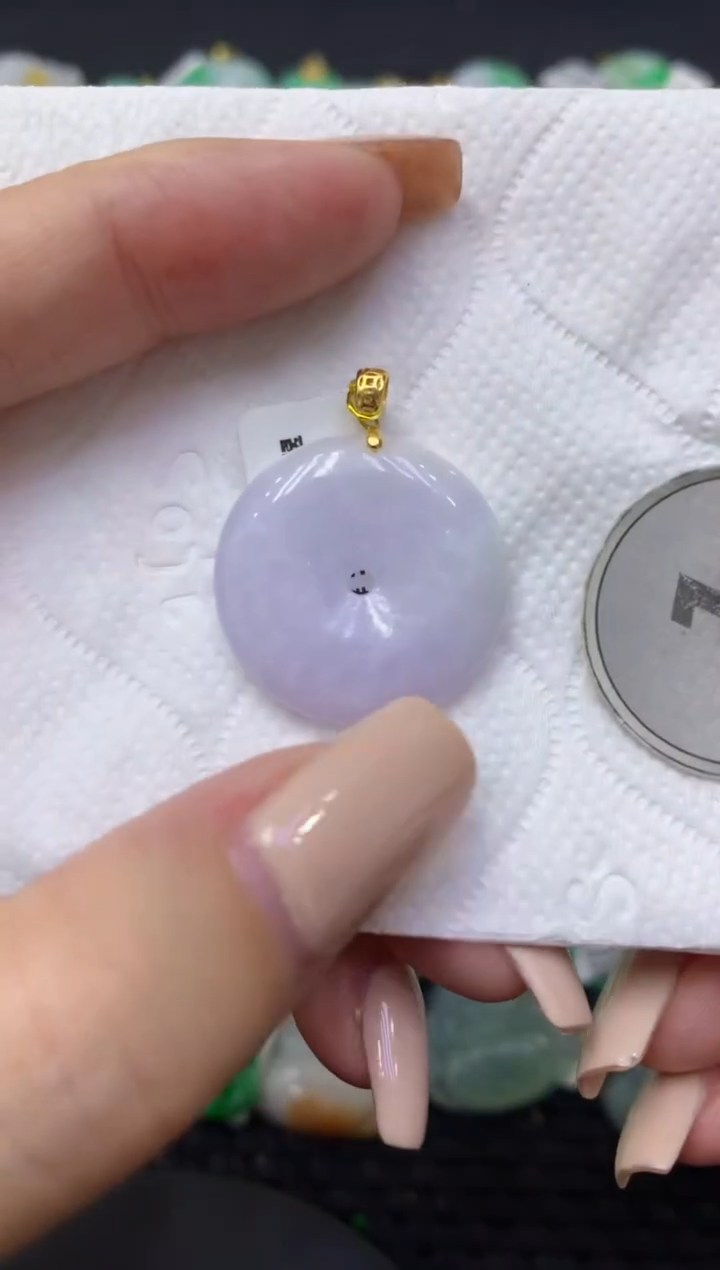 颈饰未镶嵌翡翠天然缅甸翡翠A货