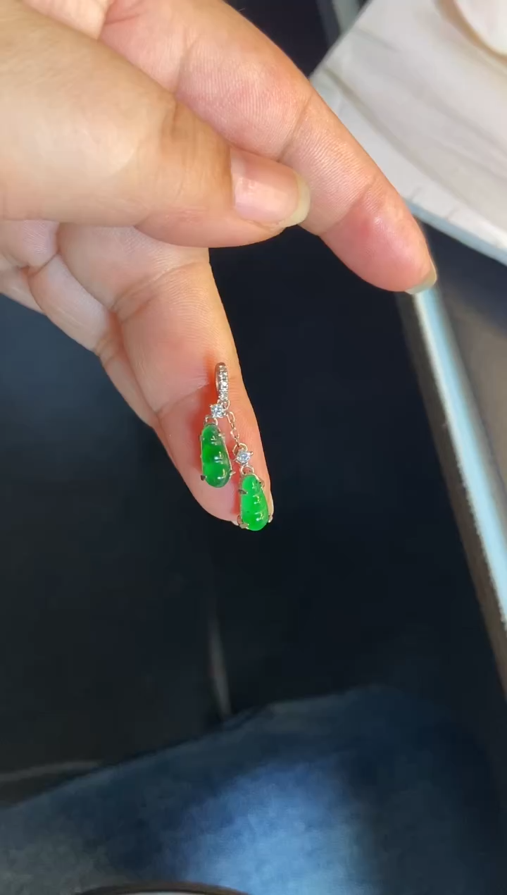 吊坠(不含链)银S925镶嵌翡翠1