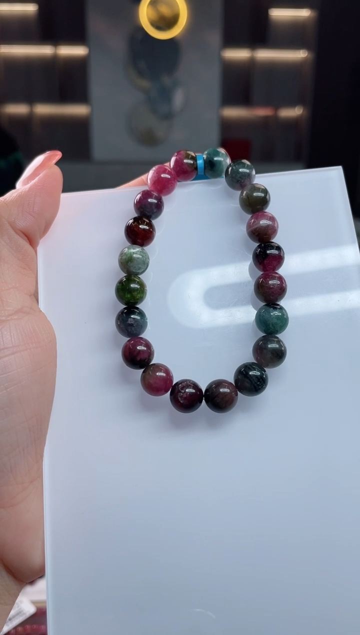【闪购商品】碧玺单圈手串未镶嵌（多样性发一条）T