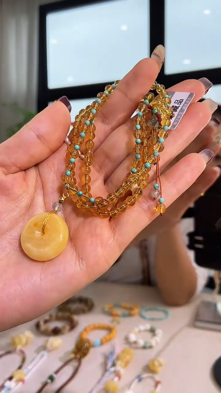 【闪购商品】琥珀颈饰未镶嵌天然琥珀蜜蜡