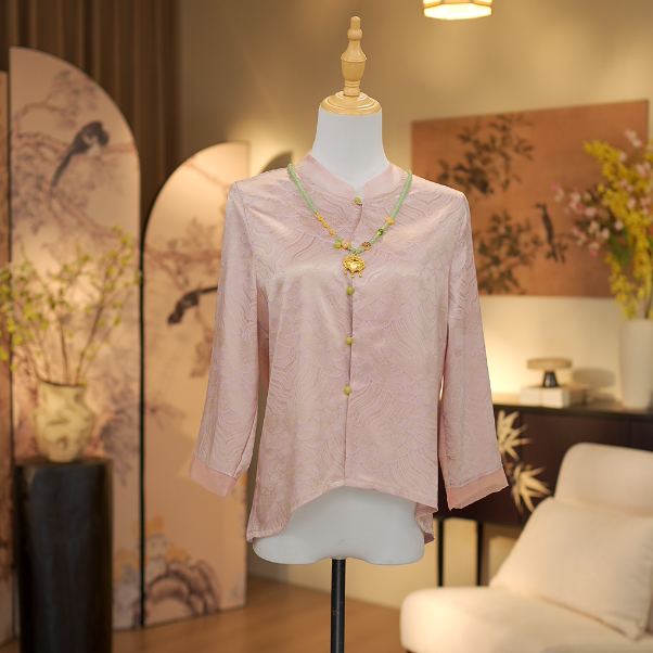 破浪前行 织花款防晒长袖T恤63010