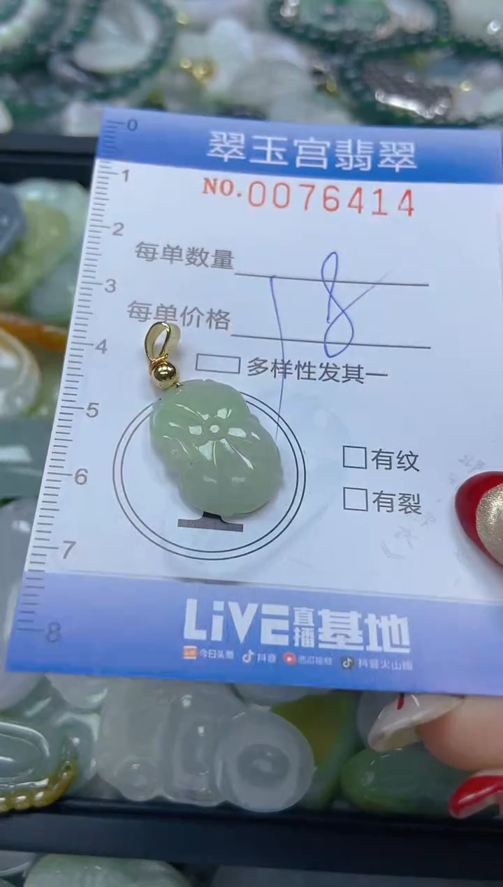 【闪购商品】翡翠颈饰未镶嵌闪购0076414