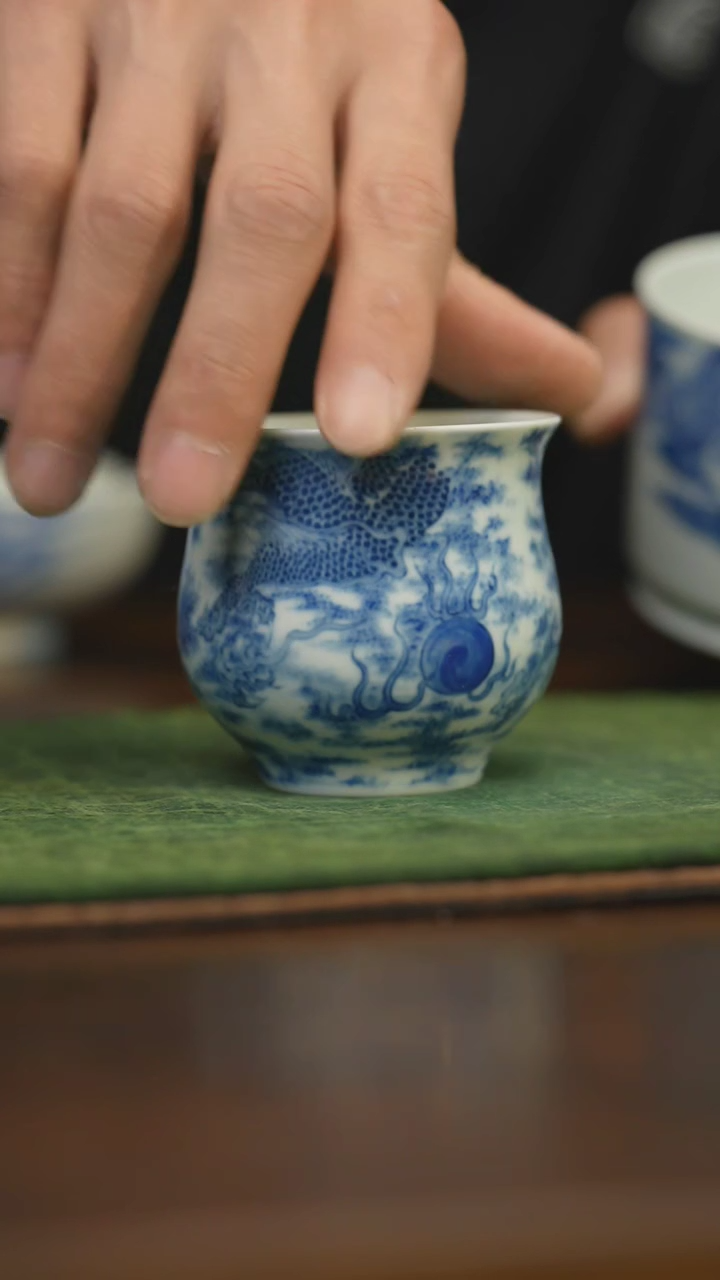 【闪购商品】杯柴窑青花破价福利