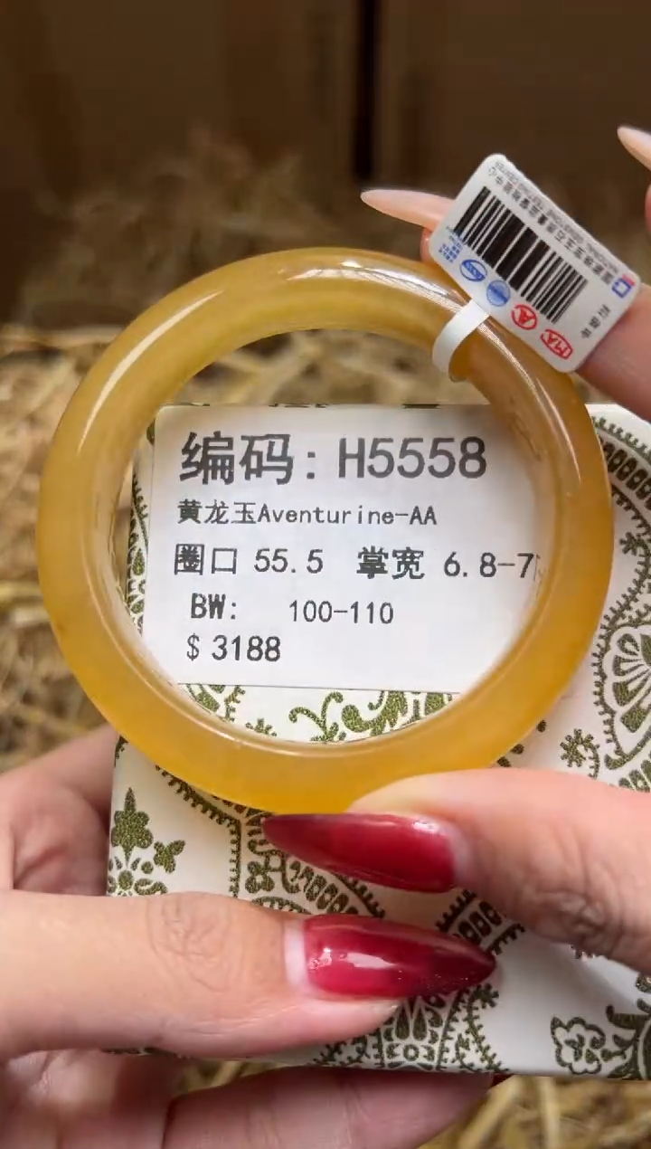 未镶嵌手镯石英质玉H5558