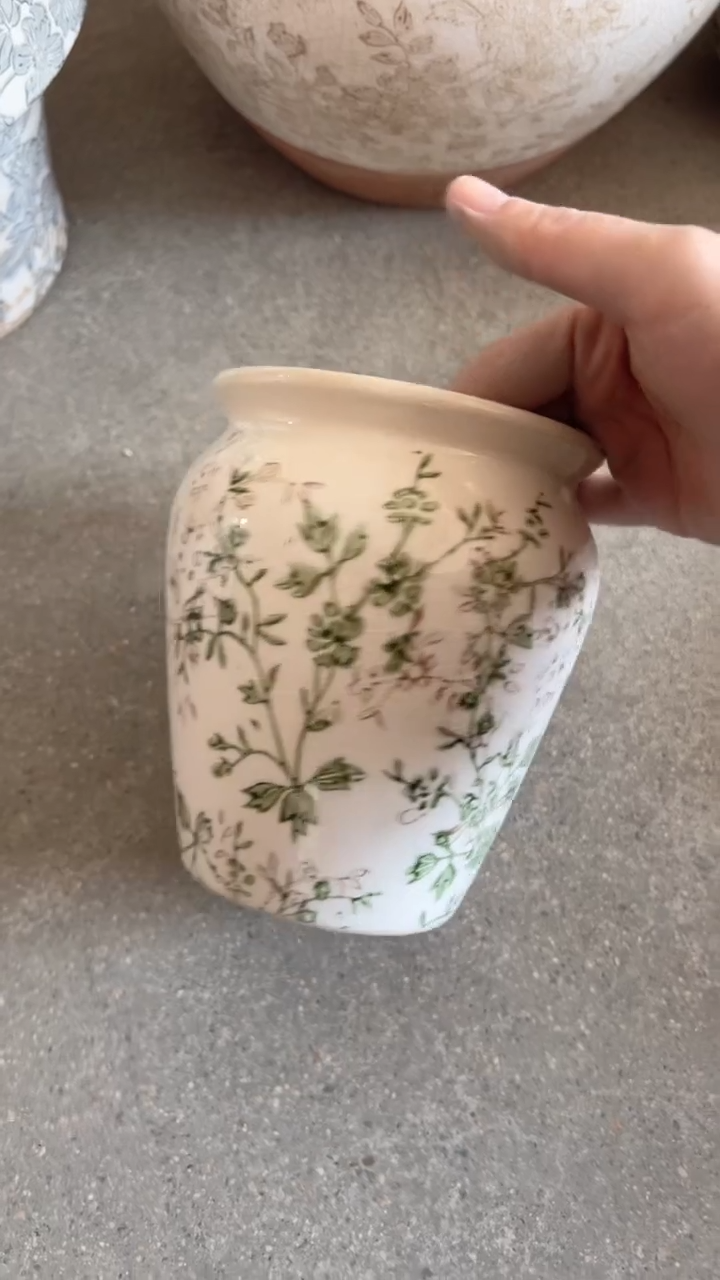 【闪购商品】陶瓷花盆高14.5cm内口9.5cm