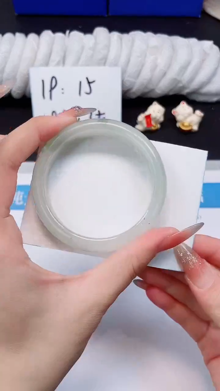 未镶嵌手镯石英质玉A9-55`56`57`