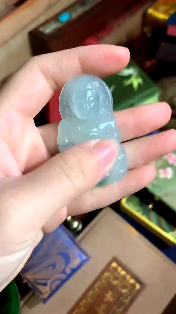 【闪购商品】翡翠吊坠(赠链)未镶嵌德诚精品专属摆件