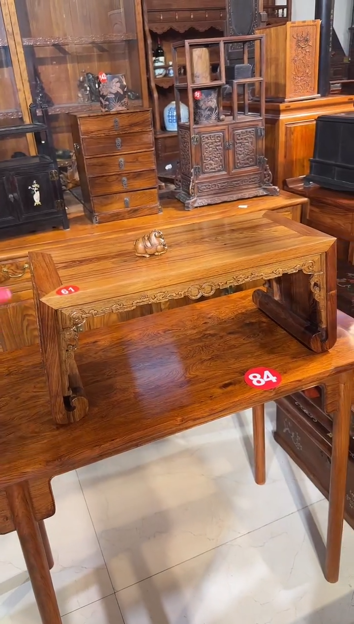 【闪购商品】木木艺黄花梨花纹卷案2800.888888