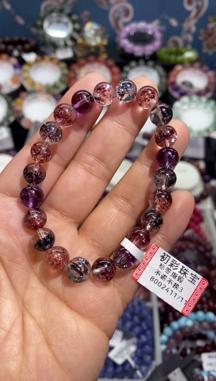 【闪购商品】水晶手串未镶嵌毒液超七