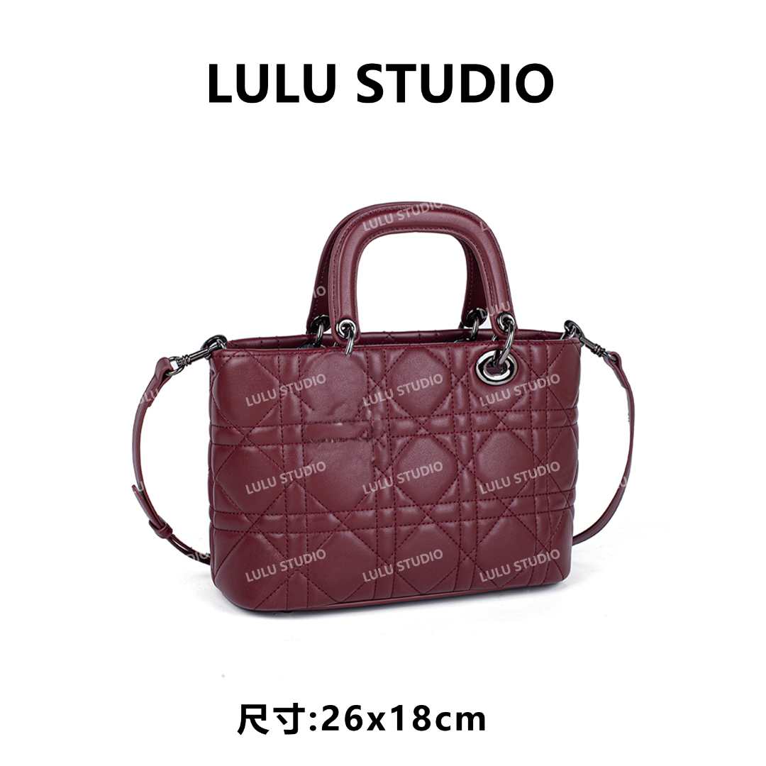 【RAIN.CUN】QYX-81618-酒红色 RAIN.CUN气质时尚百搭简约斜跨女包