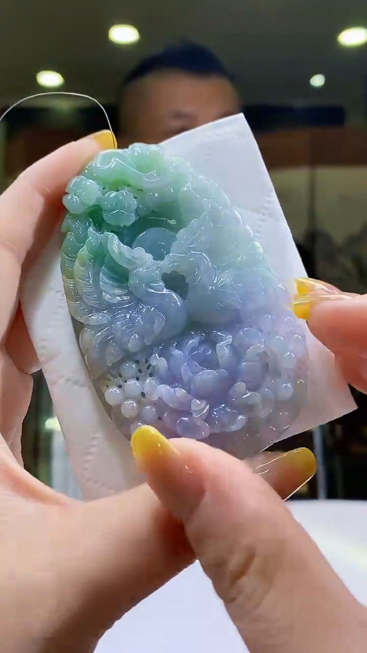 未镶嵌定制翡翠38/1207/W/多样性发其一件/凤凰