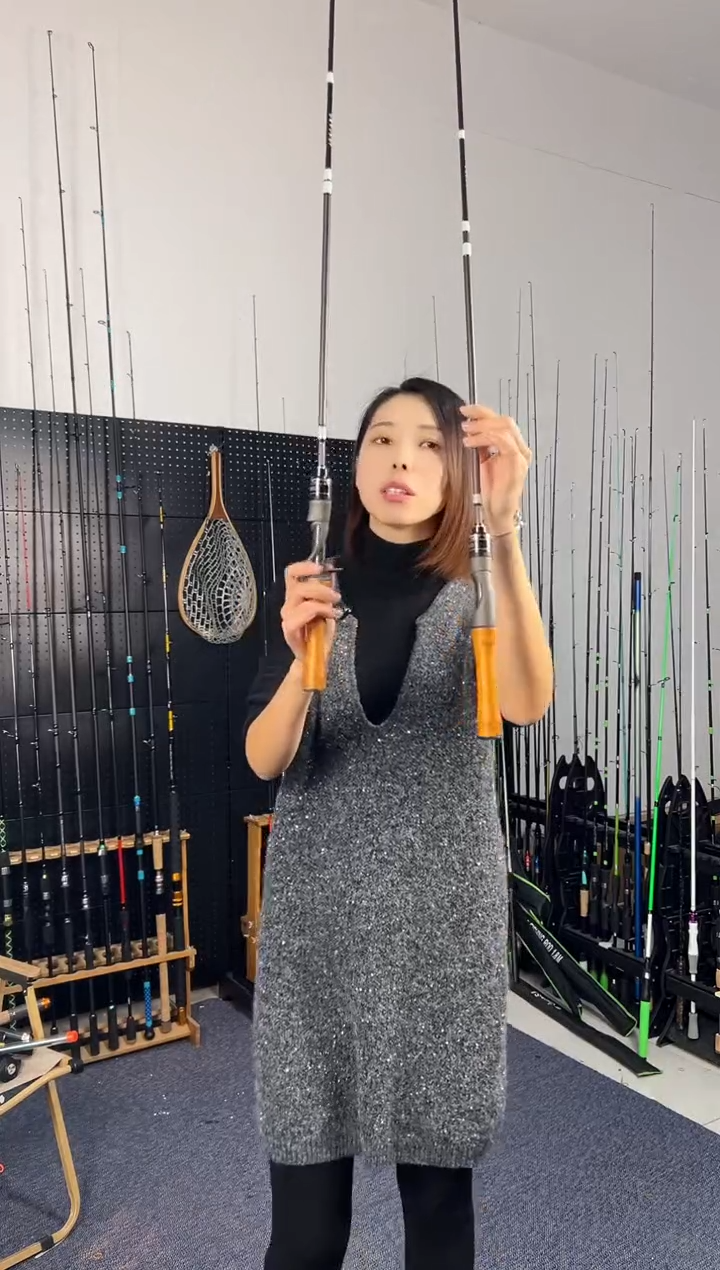 1.8m以下碳素150变180枪柄（瑕疵尾货竿，没有售后，介意勿拍）