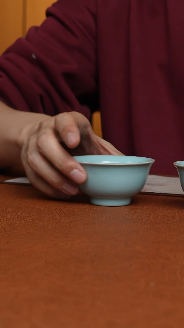 【闪购商品】杯原产地原矿釉t天晴压手杯两只