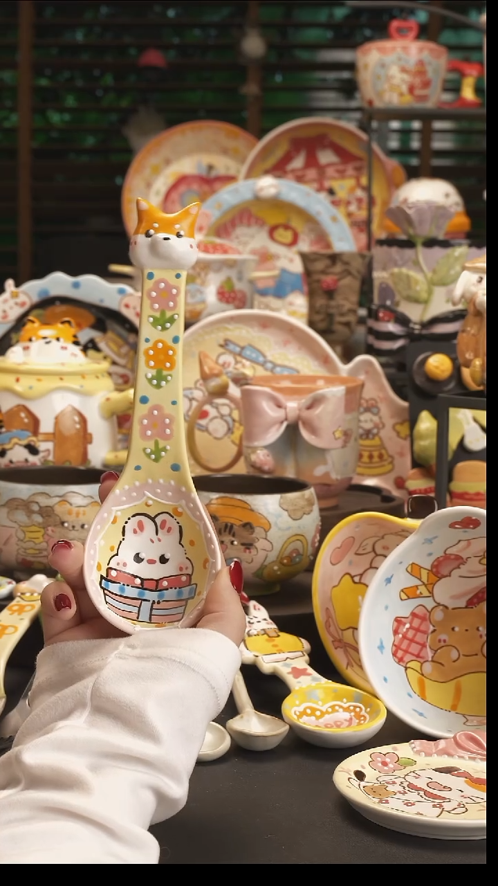 红**铁【原创设计】景德镇手绘陶瓷