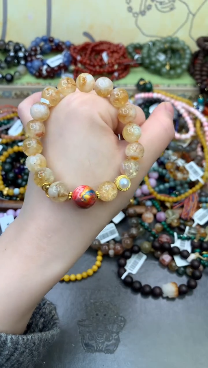 未镶嵌手链黄晶281