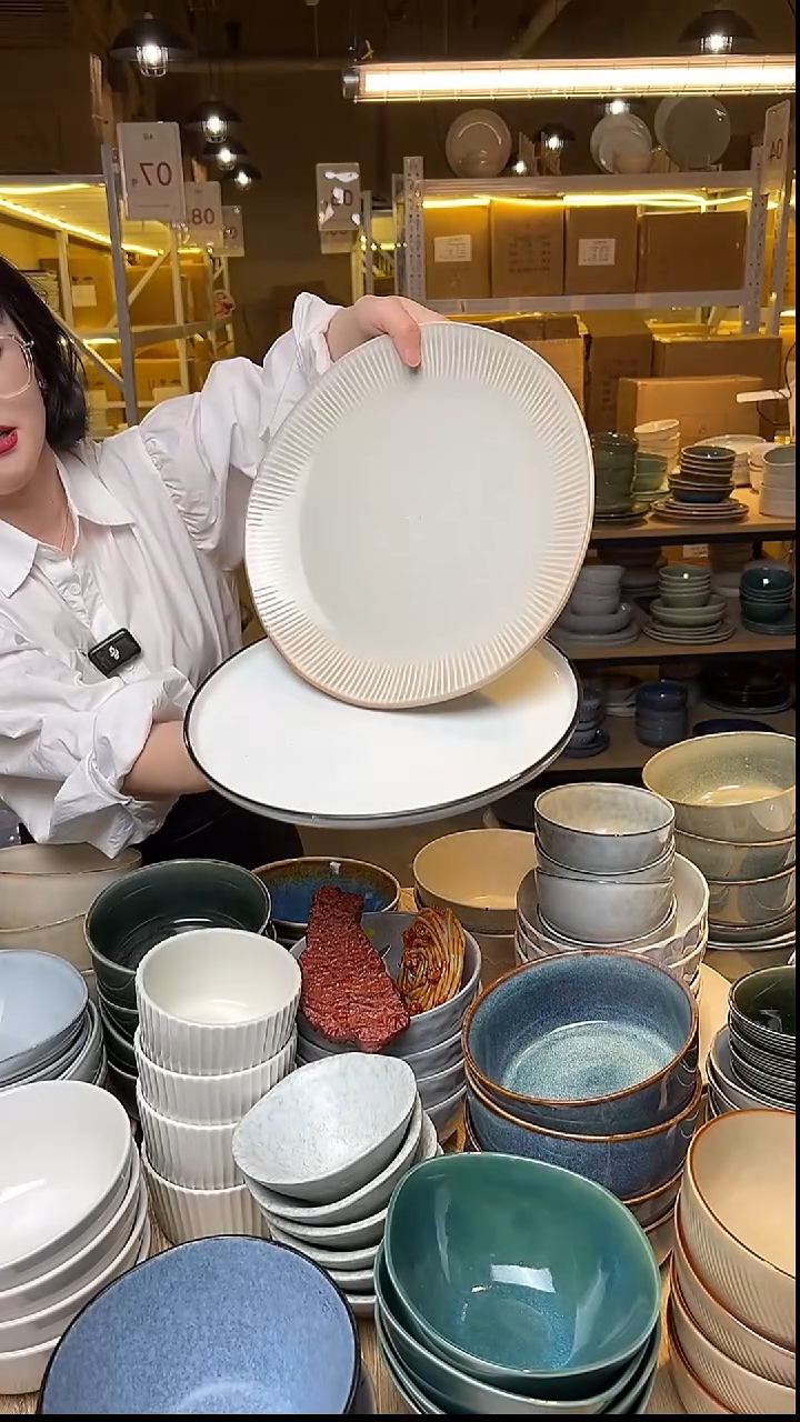 瓷261外贸尾货窑变釉下彩默认微瑕