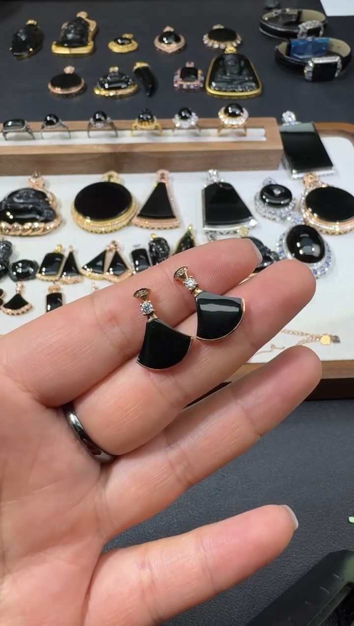 【闪购商品】翡翠颈饰18K金镶嵌S0224-S2-16多样性一件