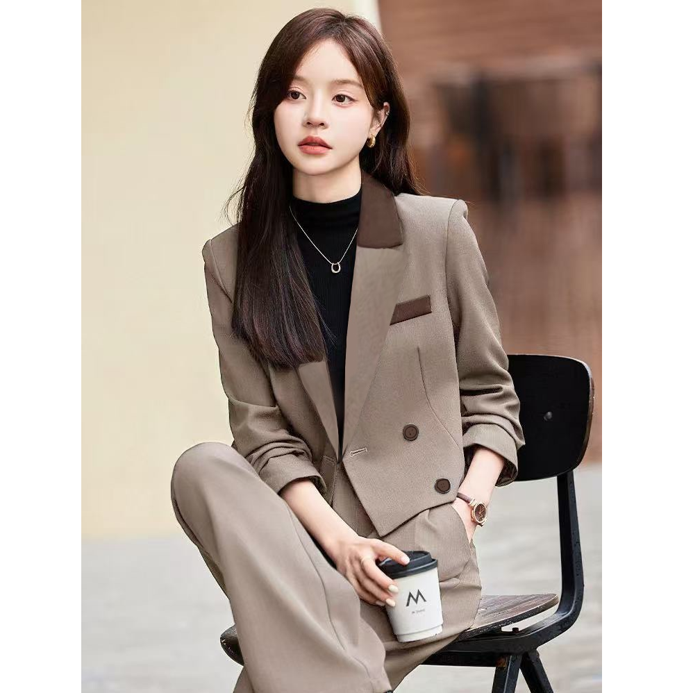 〈纪朵研〉1483春秋高级感轻熟通勤西装套装