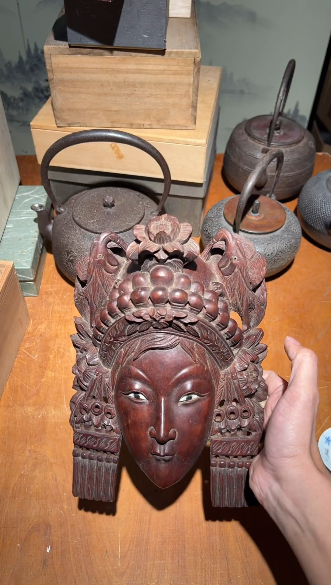 木A1895木制中古周边/磕