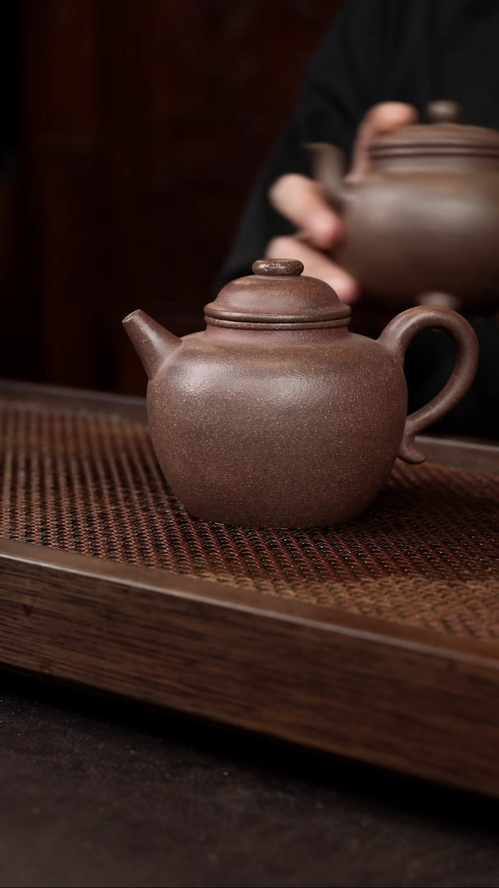 茶壶紫砂岩中泥大彬圈纽6