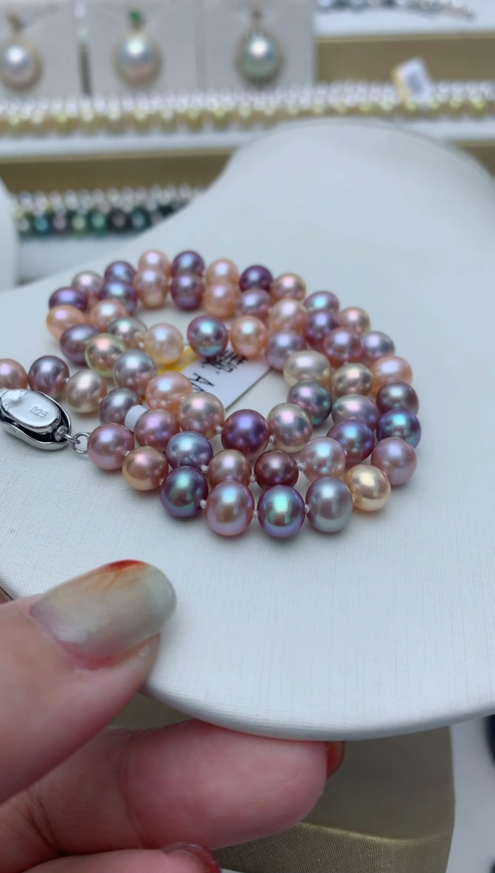 【闪购商品】淡水珍珠项链未镶嵌w107