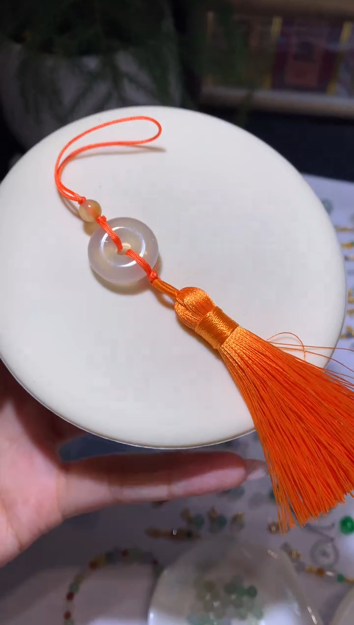 玛瑙/玉髓未镶嵌吊坠(不含链)玛瑙平安扣 多样性发货一件发货