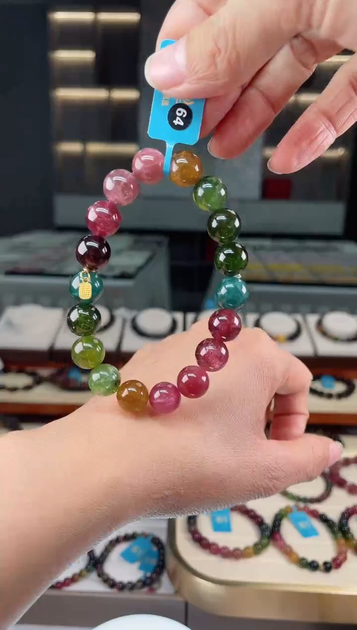 【闪购商品】碧玺单圈手串未镶嵌（多样性发一条）Q