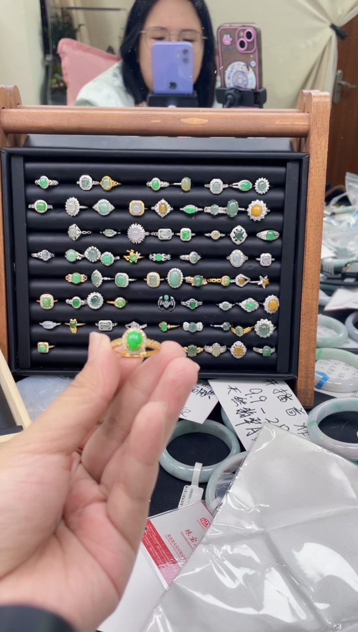 【闪购商品】翡翠戒指未镶嵌戒指