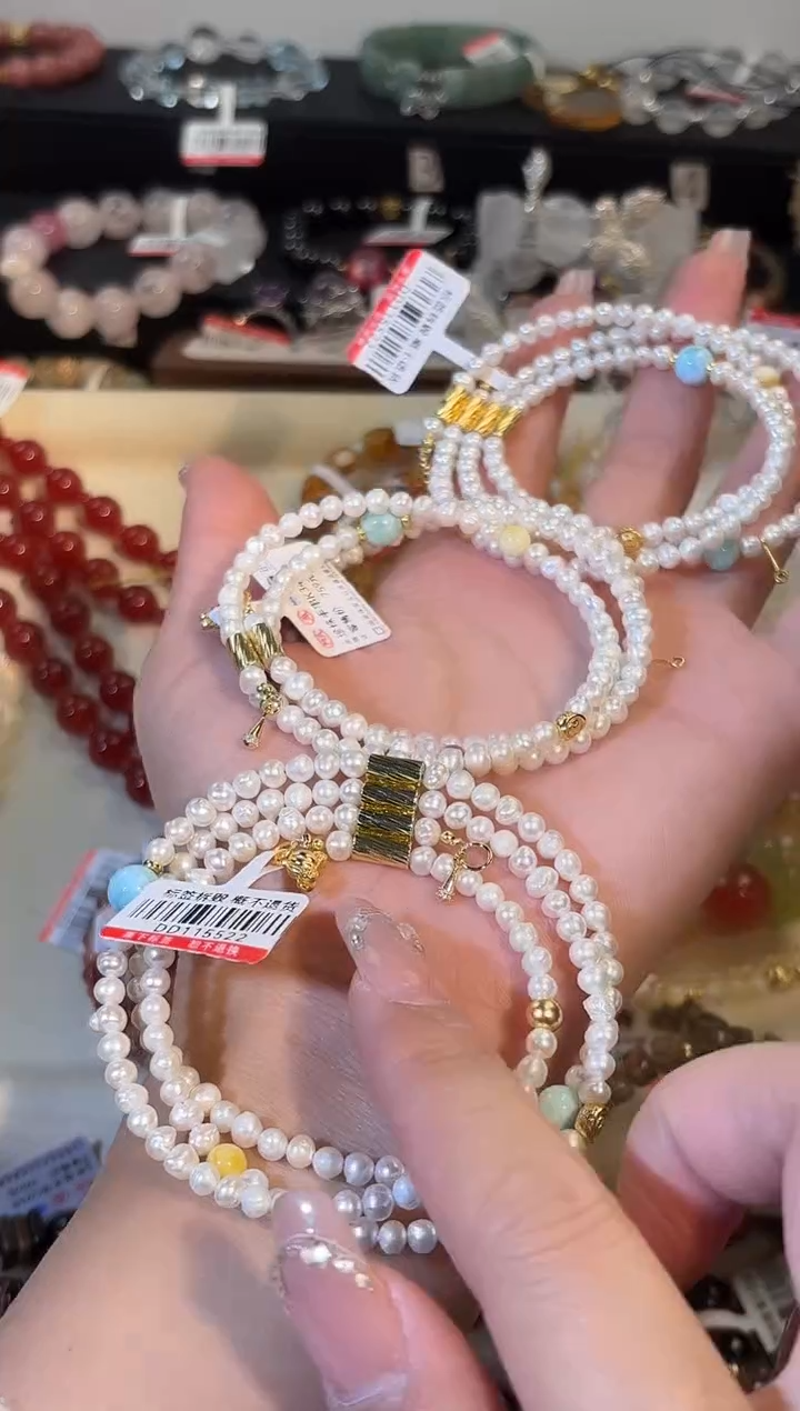 未镶嵌手链淡水珍珠k343多样性发货一件