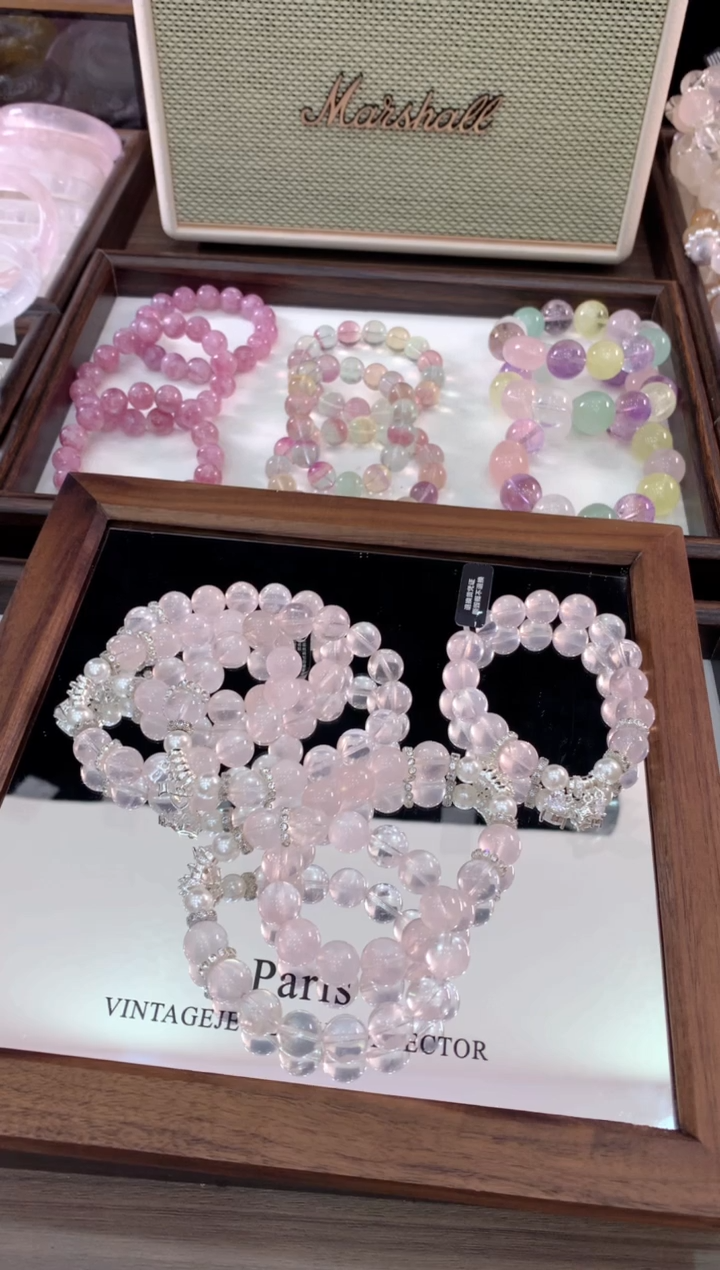 未镶嵌手链水晶浪漫满屋 粉水贝珠小滴流 DP-020-2