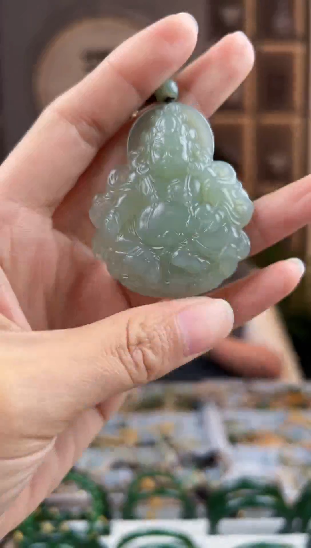 颈饰未镶嵌和田玉拍一发一，拍一发一