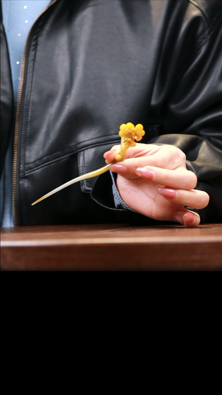 【闪购商品】定制翡翠未镶嵌翡翠梅花发簪